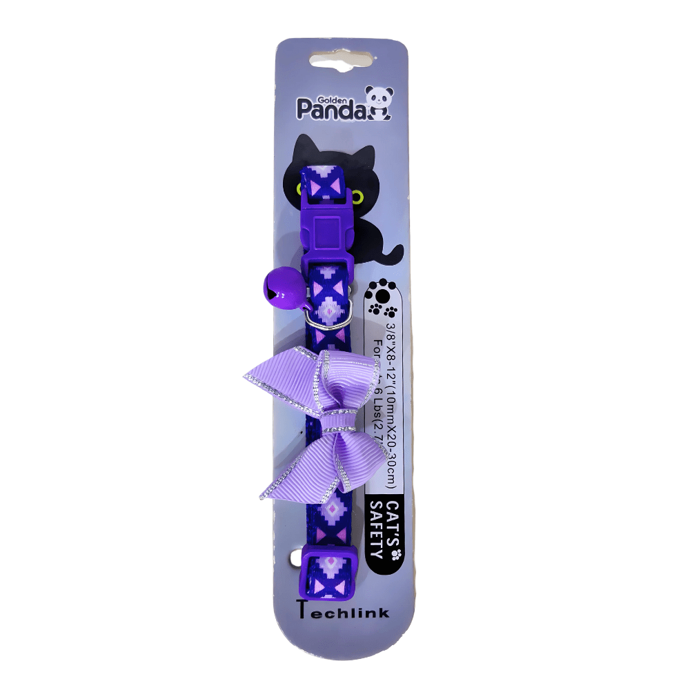 TL17121912 Golden Panda Cat Collar 10mmx20-30cm - Image 1