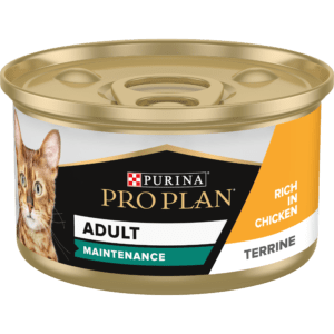 PRO PLAN ADULT MAINTENANCE,WET CAT FOOD,CHICKEN 24 X 85G