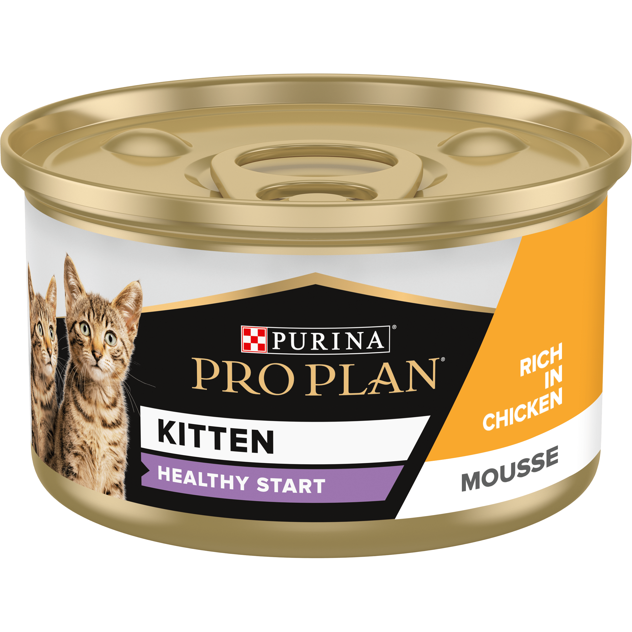 01-9.png PRO PLAN KITTEN HEALTHY START, MOUSSE CHICKEN 24 X 85 - Image 1