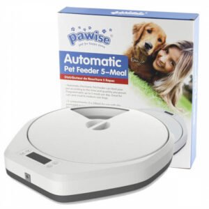 Pawise Automatic Pet Feeder For Dogs And Cats - 5 Meals