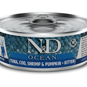 Farmina N&D Wet Ocean Cat Tuna Cod Shrimp & Pumpkin - Pumpkin Kitten