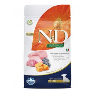 Farmina N&D Pumpkin Lamb & Blueberry Puppy Mini Dry Dog Food - 2.5 Kg