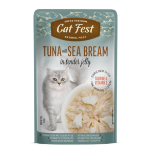 Cat Fest Tuna With Sea Bream In Tender Jelly For Cats 70G [Moq:12Pcs]