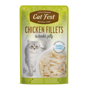 Cat Fest Chicken Fillets In Tender Jelly For Cats 70G [Moq:12Pcs]
