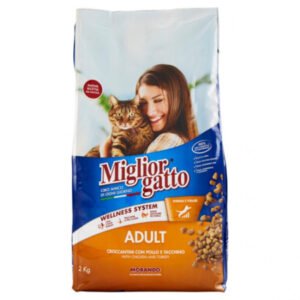 Miglior Croquettes With Chicken And Turkey Dry Cat Food - 2Kg