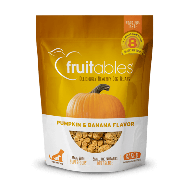 800x800_PumpkinBanana_front_1-600x600-1.png Fruitables Dog Treats Pumpkin & Banana 198Gr - Image 1