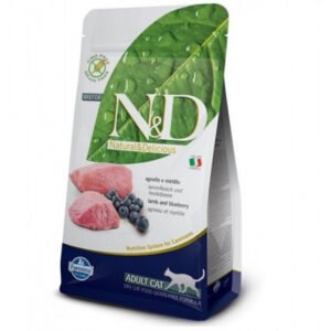 Farmina N&D Lamb And Blueberry Adult Dry Cat Food - 300G