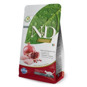 Farmina N&D Grain Free Chicken & Pomegranate Adult Dry Cat Food - 1.5Kg