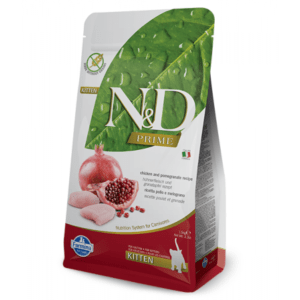 Farmina N&D Pomegranate And Chicken Dry Kitten Food - 300G