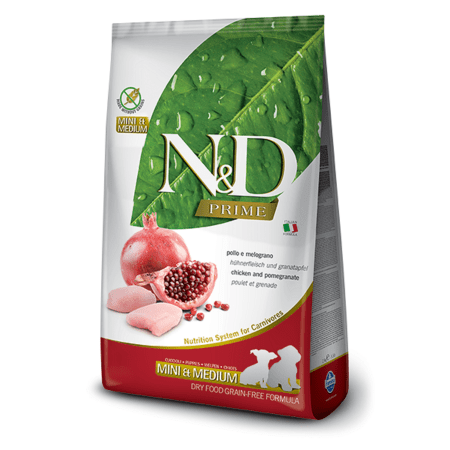 8010276040282.png Farmina N&D Chicken & Pomegranate Mini And Medium Dry Puppy Food - 7 Kg - Image 1