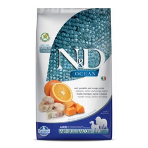 Farmina N&D Ocean Dog Herring & Orange Adult Medium/Maxi, 12 Kg