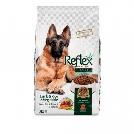8698995028769-1_1024x1024.jpg Reflex Adult Dog Food Lamb, Rice and Vegetable - 3 Kg - Image 1