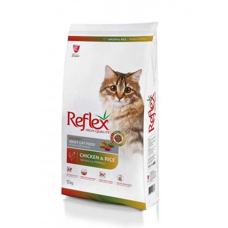 8698995028783_1.jpg Reflex High Quality Adult Cat Food With Gourmet Chicken and Rice, 15 Kg - Image 1