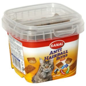 Sanal Malt Anti-Hairball Bites Cup - 75 G