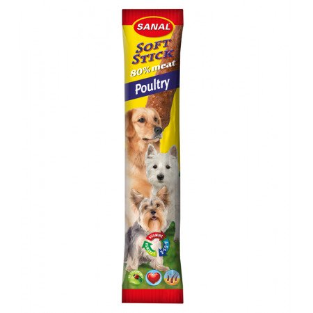 8711908292009.jpg Sanal Softsticks Poultry Dog Treat - 12G - Image 1