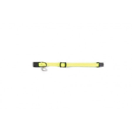 8712695114352.jpg Beeztees Nylon Kitten Collar Bright Yellow - Image 1
