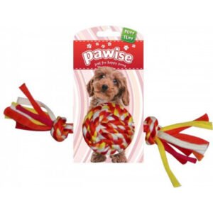 Pawise Colorful Braided Rope Ball 20Cm - Multicolor