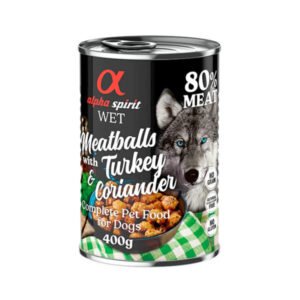 Alpha Spirit Meatballs - Turkey and Coriander (400gr)
