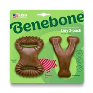 Benebone 2-Pack Dental Chew, Wishbone