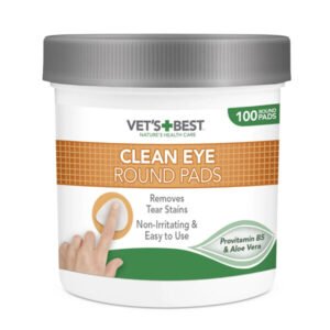 VetS Best Clean Eye Round Pads (100Pads)