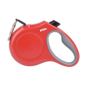 Fida Retractable Dog Leash (JFA Series) - XS- Red