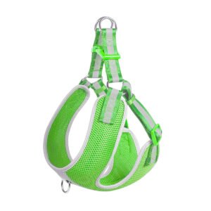 Fida Step-in Dog Harness -Reflective - Green-M