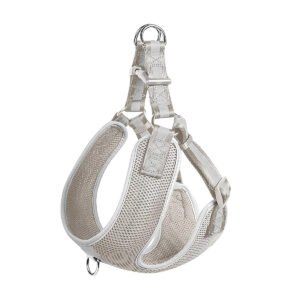 Fida Step-in Dog Harness -Reflective - Grey-L