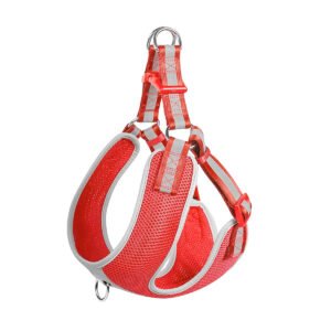 Fida Step-in Dog Harness -Reflective - Red-L