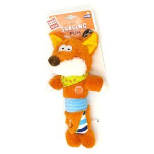 Gigwi Plush Shaking Fun Dog Toy  Fox