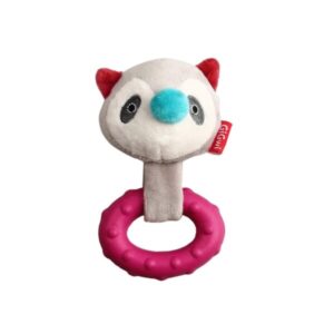 Gigwi Suppa Puppa Coon With Squeaker Inside  Plush/Tpr (Small)