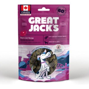 Great JackS Real Liver Recipe Grain-Free Dog Treats 7Oz / 198Gm
