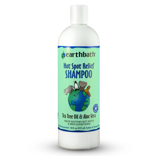 Hot-Spot-Relief-Shampoo-600x600-1.jpg Hot Spot Relief Shampoo Tea Tree Oil & Aloe Vera 16Oz - Image 1