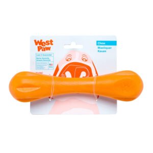 Westpaw Design Hurley Dog Bone - Large-Tangerine