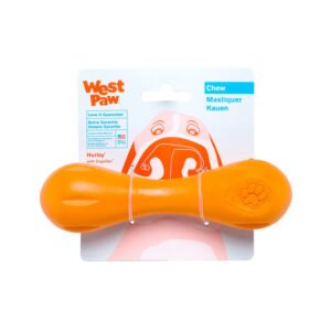 Westpaw Design Hurley Dog Bone - Small-Tangerine