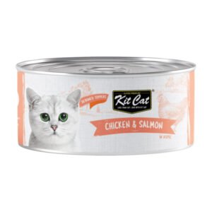 Kit Cat Chicken & Salmon 80G (1 Box -24Pcs)