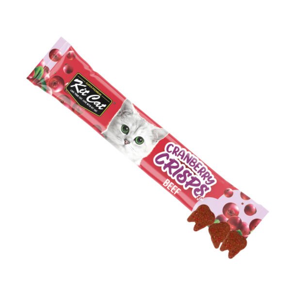 Kit-Cat-Cranberry-Crisps-beef-2-600x600-1.jpg Kit Cat Cranberry Crisps - Beef 20g - Image 1