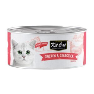 Kit Cat Chicken & Crabstick 80G (1 Box -24Pcs)