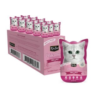 Kit Cat Petite Pouch 70g- - Tuna & Beef (1 Box -24pcs)