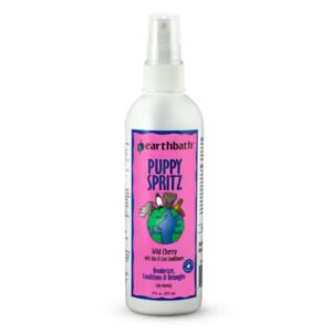 Earthbathâ® Puppy Spritz, Wild Cherry With Skin & Coat Conditioners, Made In Usa, 8 Oz Pump Spray