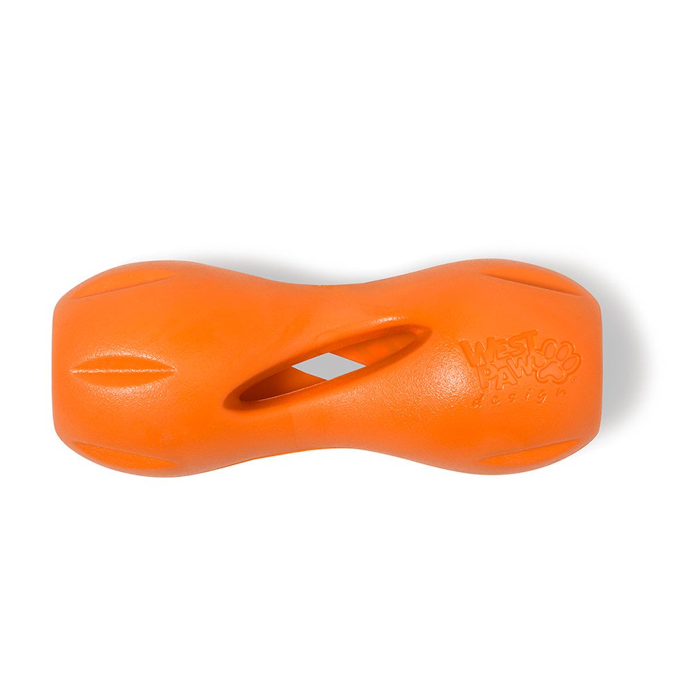 Qwizl-Treat-Toy-Tangerine.jpg Qwizl Treat Toy - Image 1
