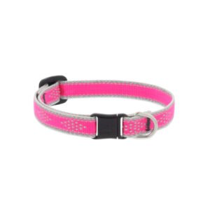 Reflective Safety Cat Collar - Pink Diamond- Without Bell