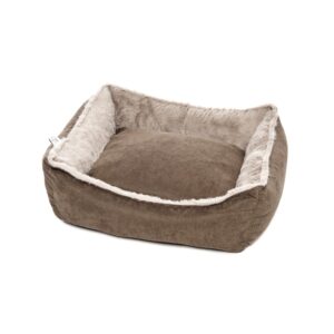 Soffio Pet Bed W/ Zipper Brown