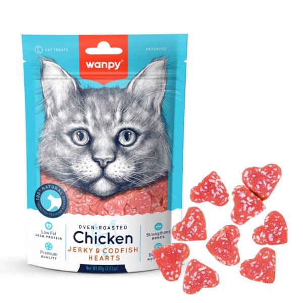 WANPY-Chicken-Jerky-Codfish-hearts-600x600-1.jpg Wanpy - Image 1
