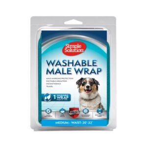 Simple Solution Washable Male Dog Wraps-Medium