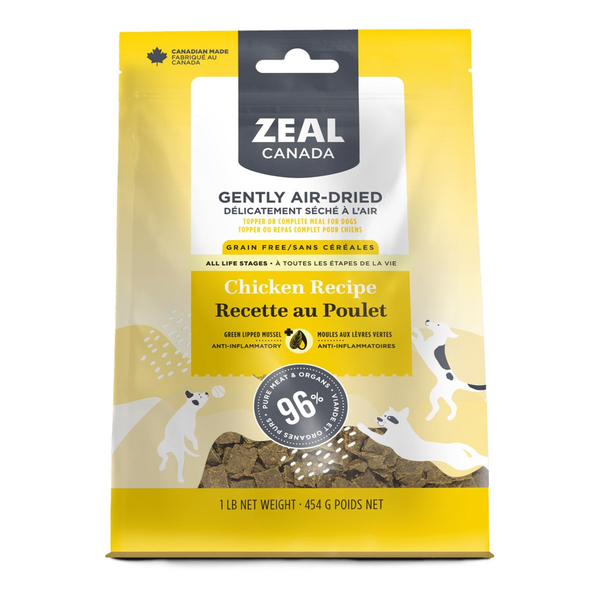 Zeal-Air-Dried-Chicken-1.jpg Zeal Gently Air-Dried - Chicken Recipe for Dogs- 2.2lbs/1kg - Image 1