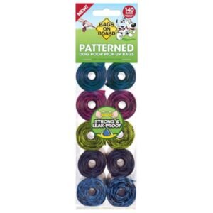 Bob Patterned Dog Poop Pickup Bags (14 Bags X 10 Rolls)