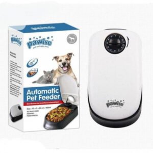 Pawise Auto Feeder For Dogs And Cats - Single - 13X7X24Cm