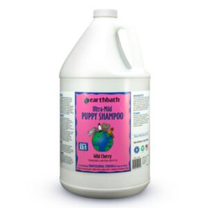 Earthbathâ® Ultra-Mild Puppy Shampoo, Wild Cherry, Tearless & Extra Gentle, Made In Usa, 128 Oz (1 Gallon)