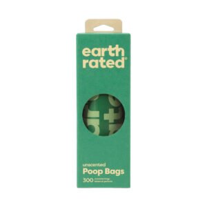 Earth Rated Dog Poop Bags â€“ Bulk Single Roll ( 300 Bags)