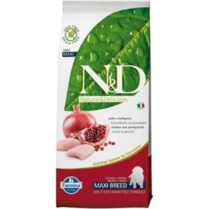 Farmina N&D Medium & Maxi Puppy Chicken & Pomegranate Dry Puppy Food - 12 Kg